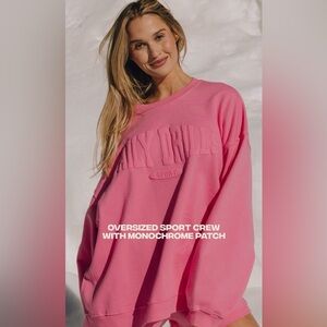 Daily drills Oversized monochrome crewneck